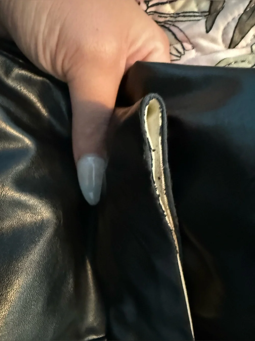 RARE! Patrik Ervell Runway Sample Black Faux Leather Mini Skirt